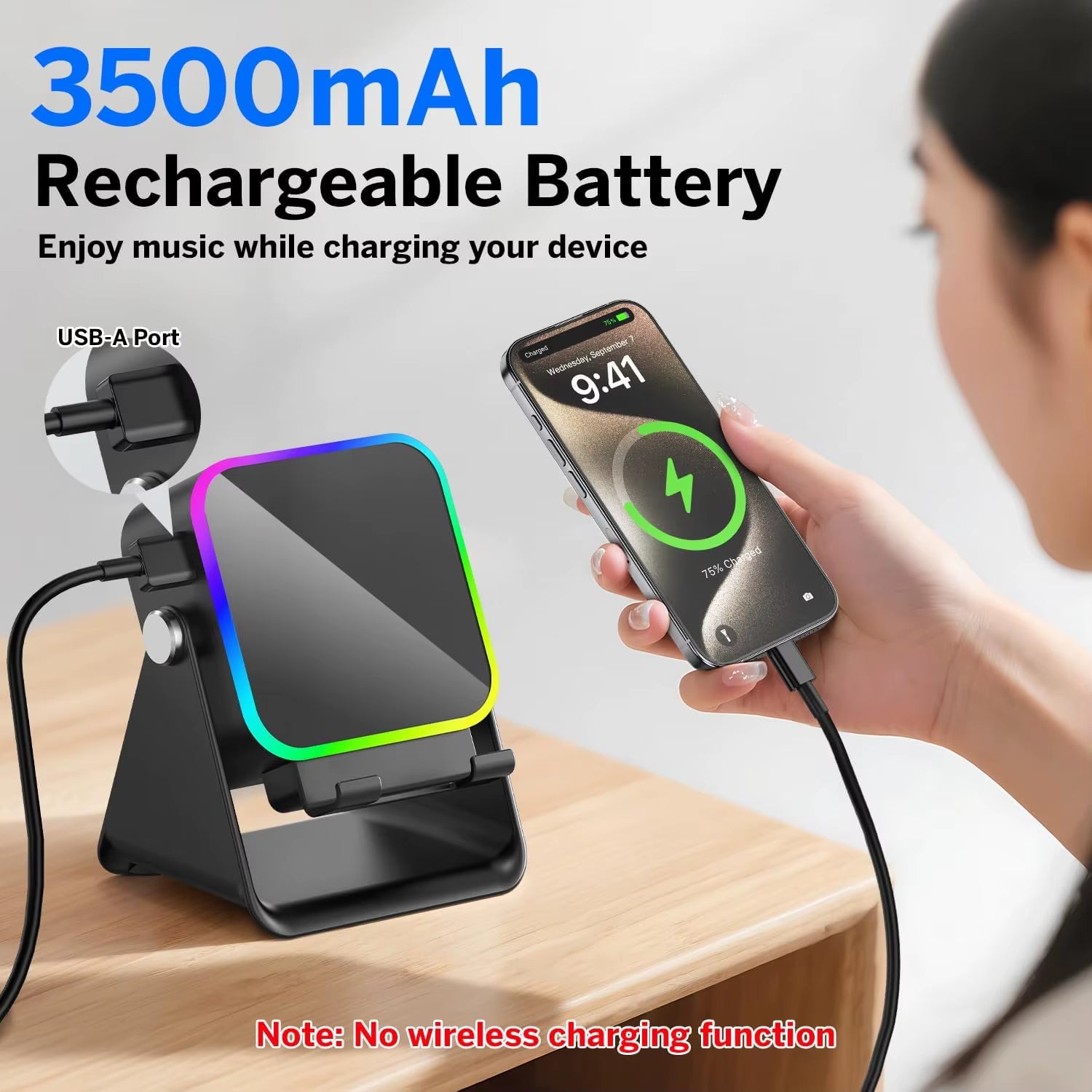 Transform Your Sound Experience with the 5-in-1 Auto-Induction Wireless Speaker – Featuring 8 RGB Light Modes and HIFI Sound for Ultimate Portability!